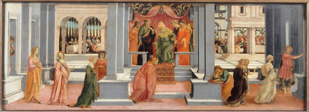 Ester davanti ad Assuero, 1478-1480 da Filippino Lippi