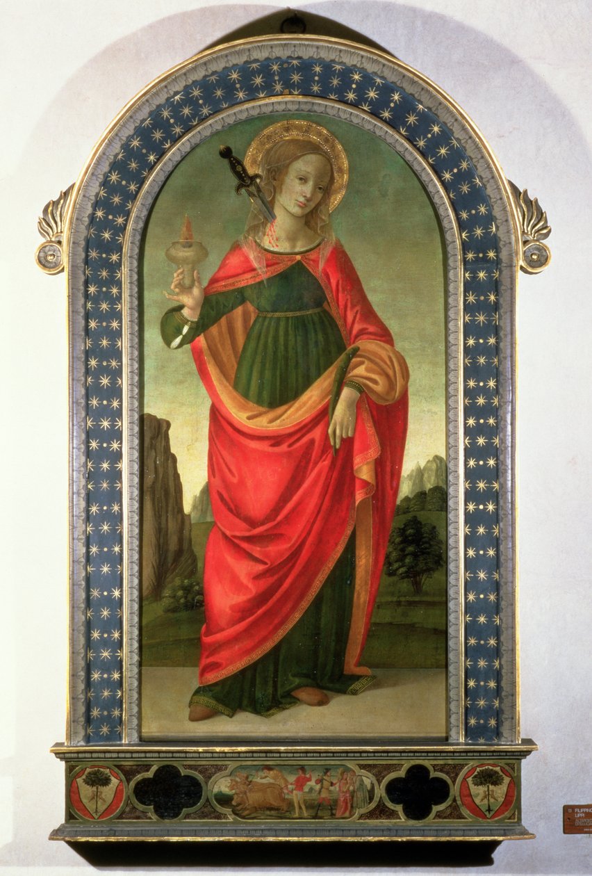Santa Lucia, c.1472-74 da Filippino Lippi