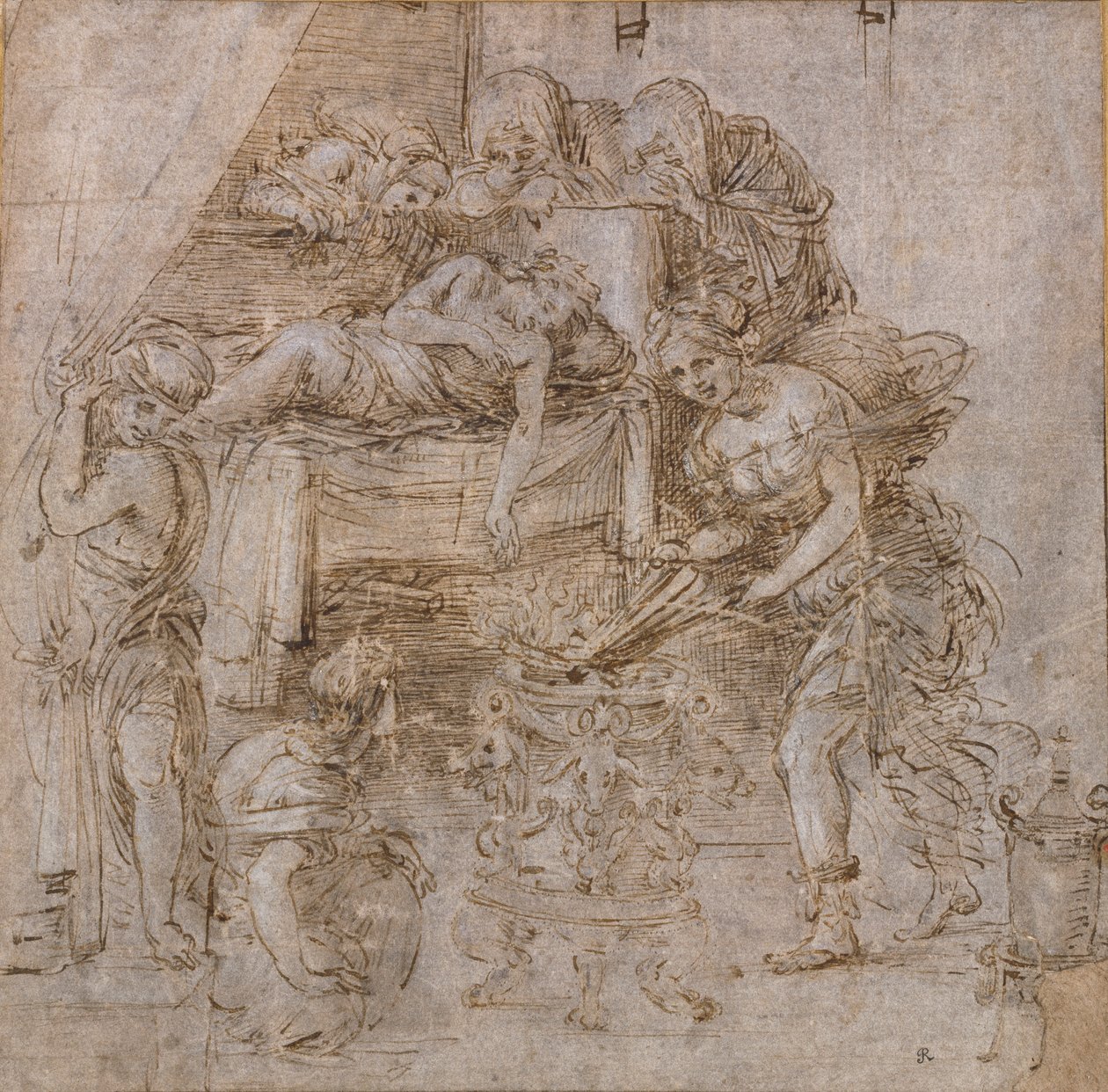 La morte di Meleagro, c1490s da Filippino Lippi