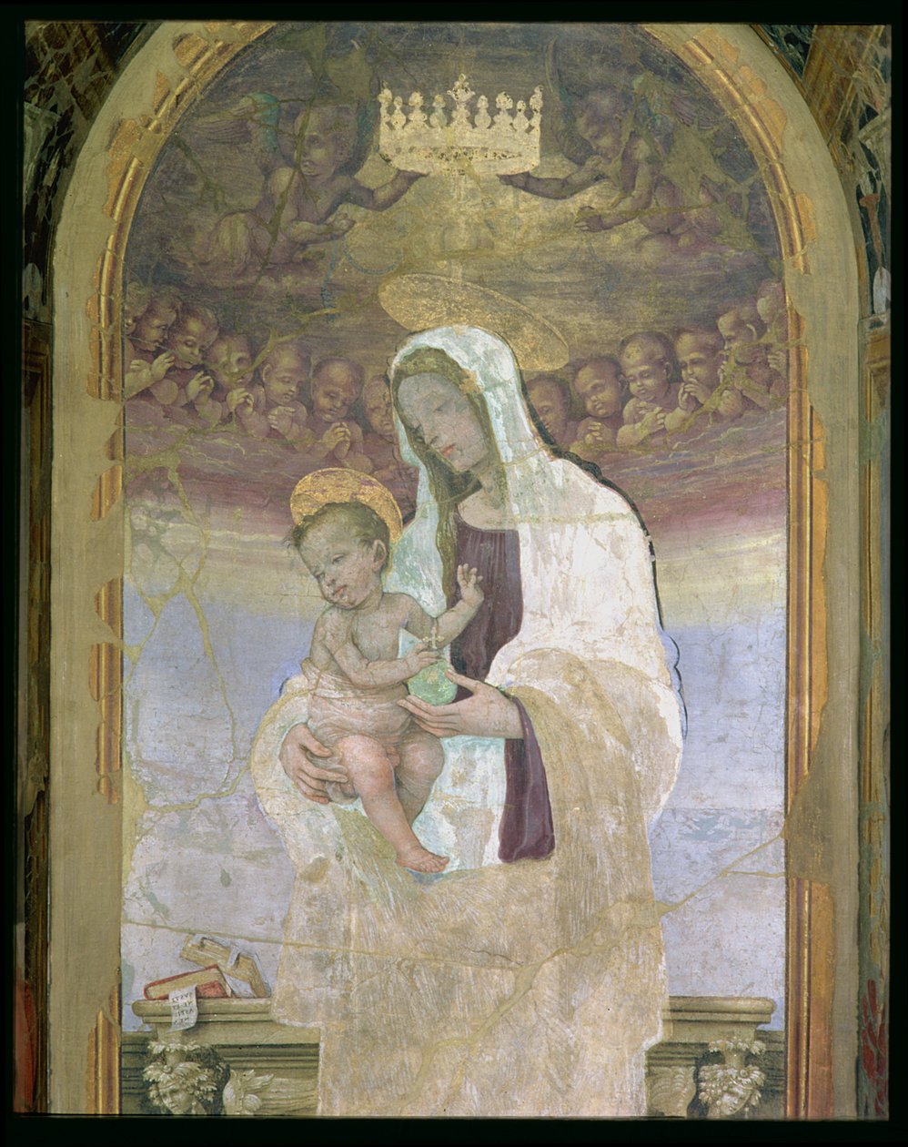 La Madonna e il Bambino (dettaglio) da Filippino Lippi