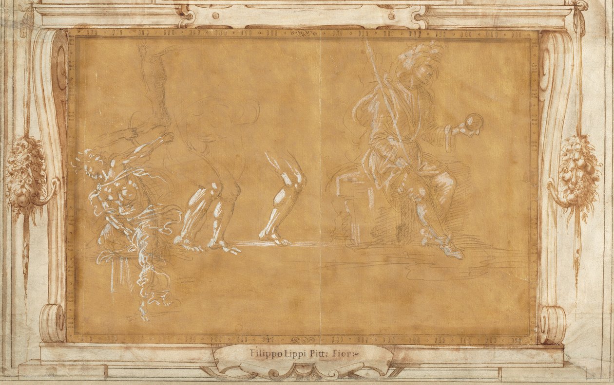 Studi di varie figure da Filippino Lippi