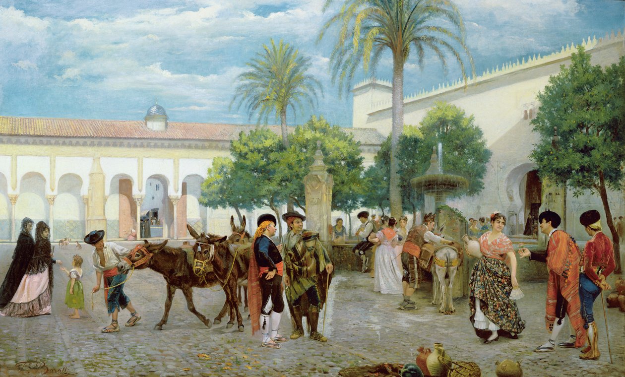 Giorno di mercato in Spagna da Filippo Baratti
