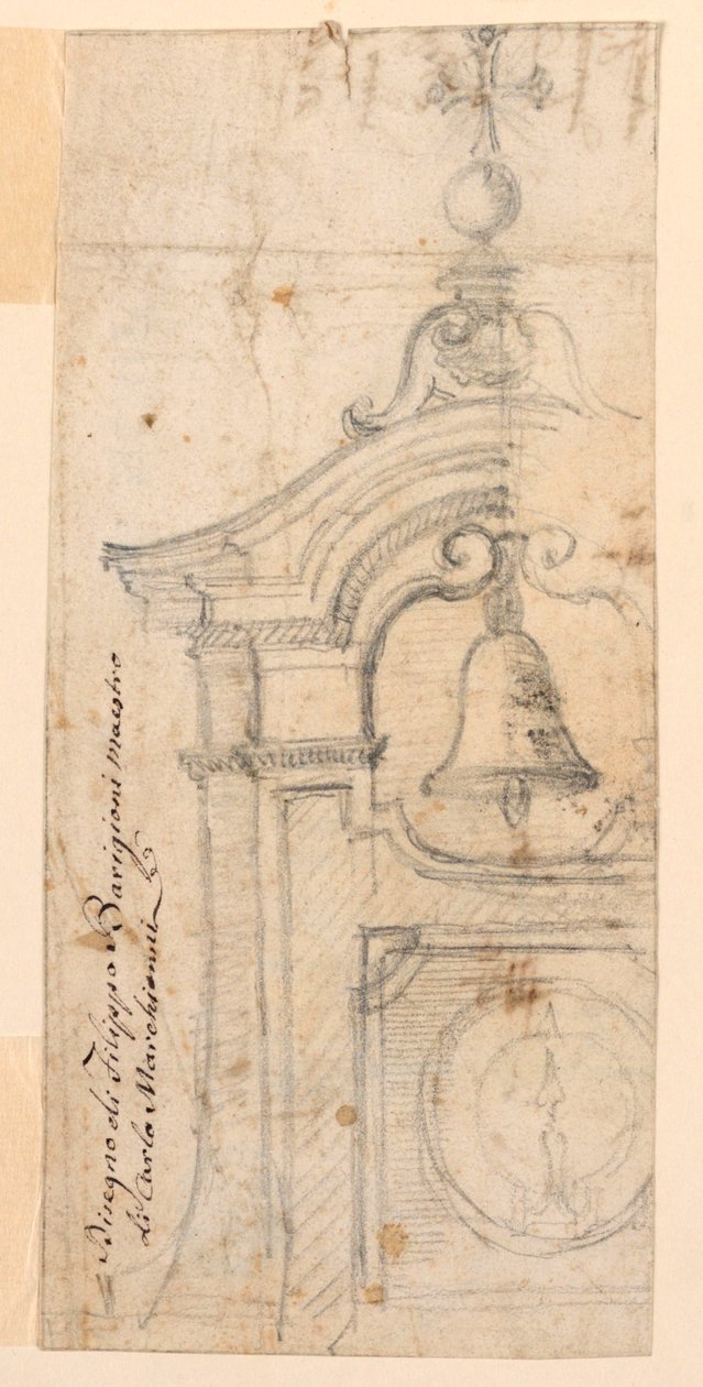 Progetto per un campanile da Filippo Barigioni