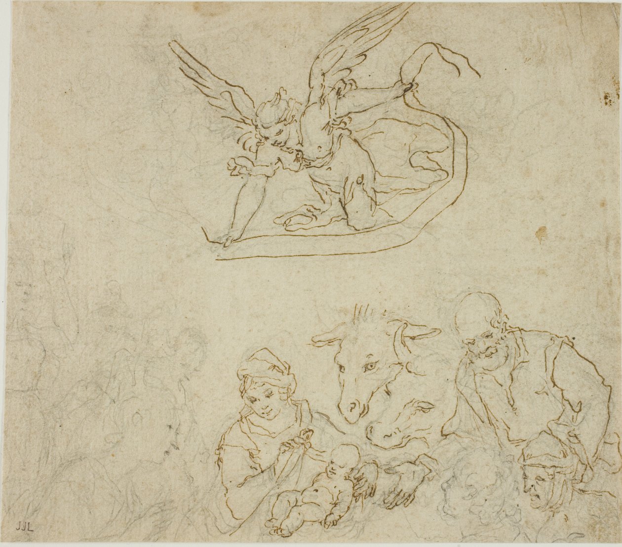 Natività (recto); Vergine e Bambino, Angelo (verso) da Filippo Bellini