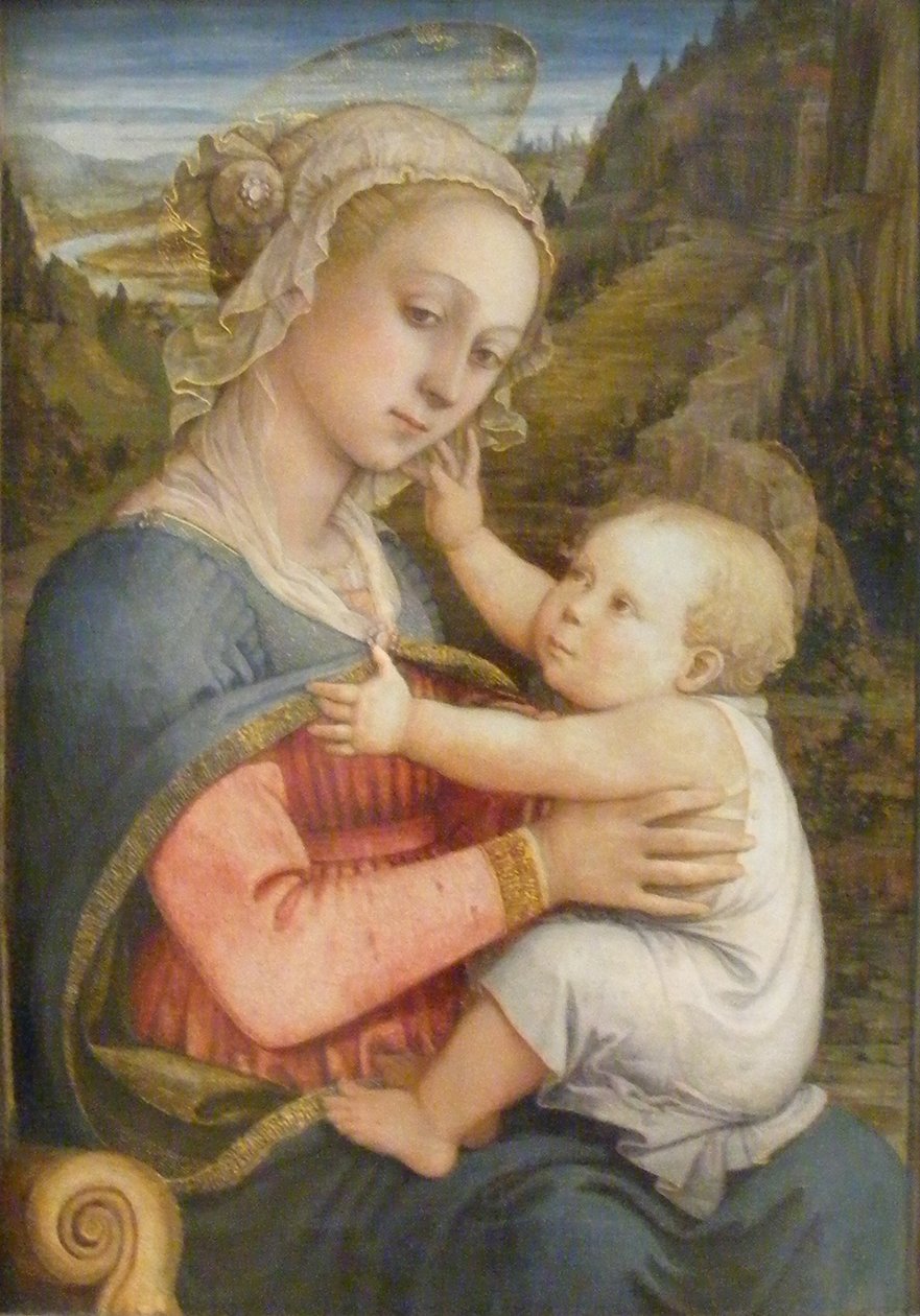 Tedesco: Maria mit Kind Madonna con bambino da Filippo Lippi