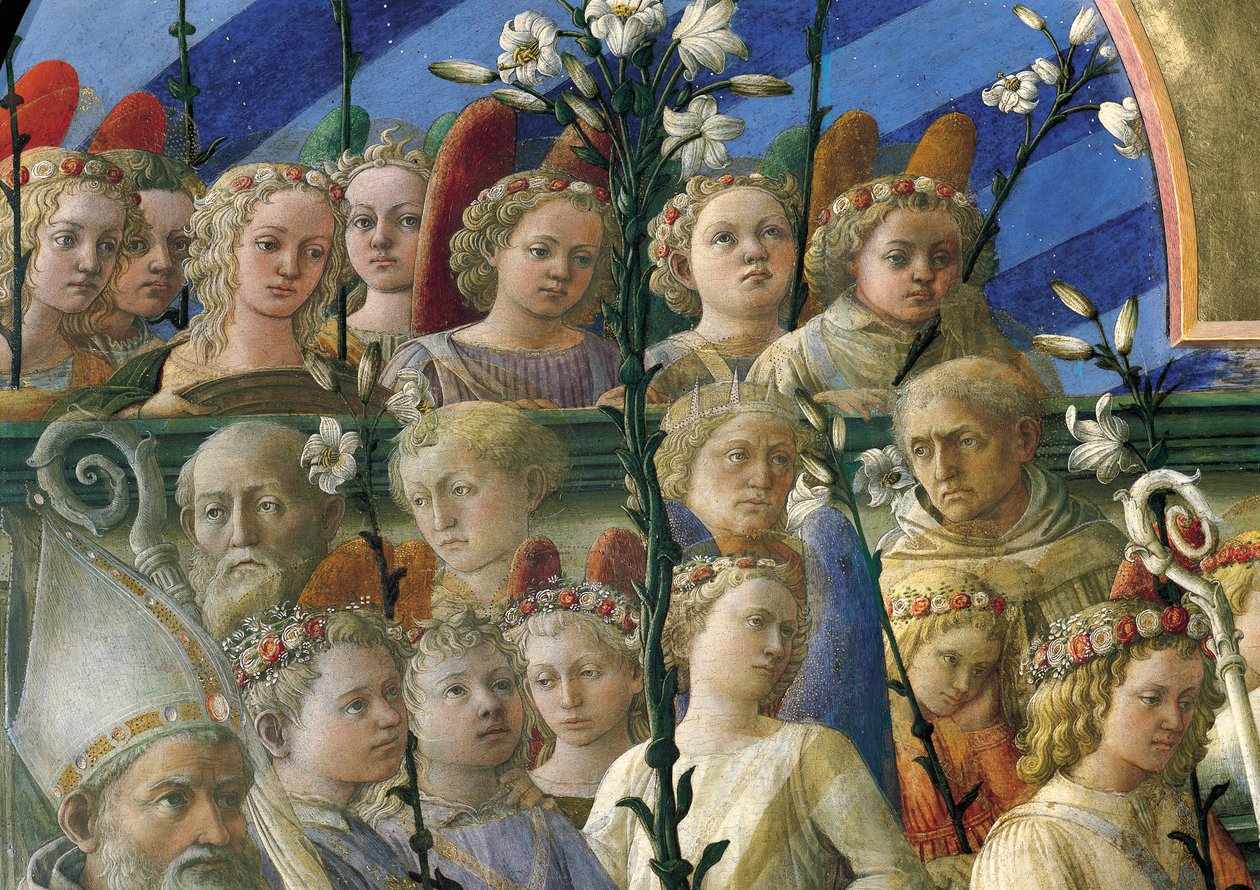Incoronazione Maringhi o Incoronazione della Vergine (dettaglio) da Filippo Lippi