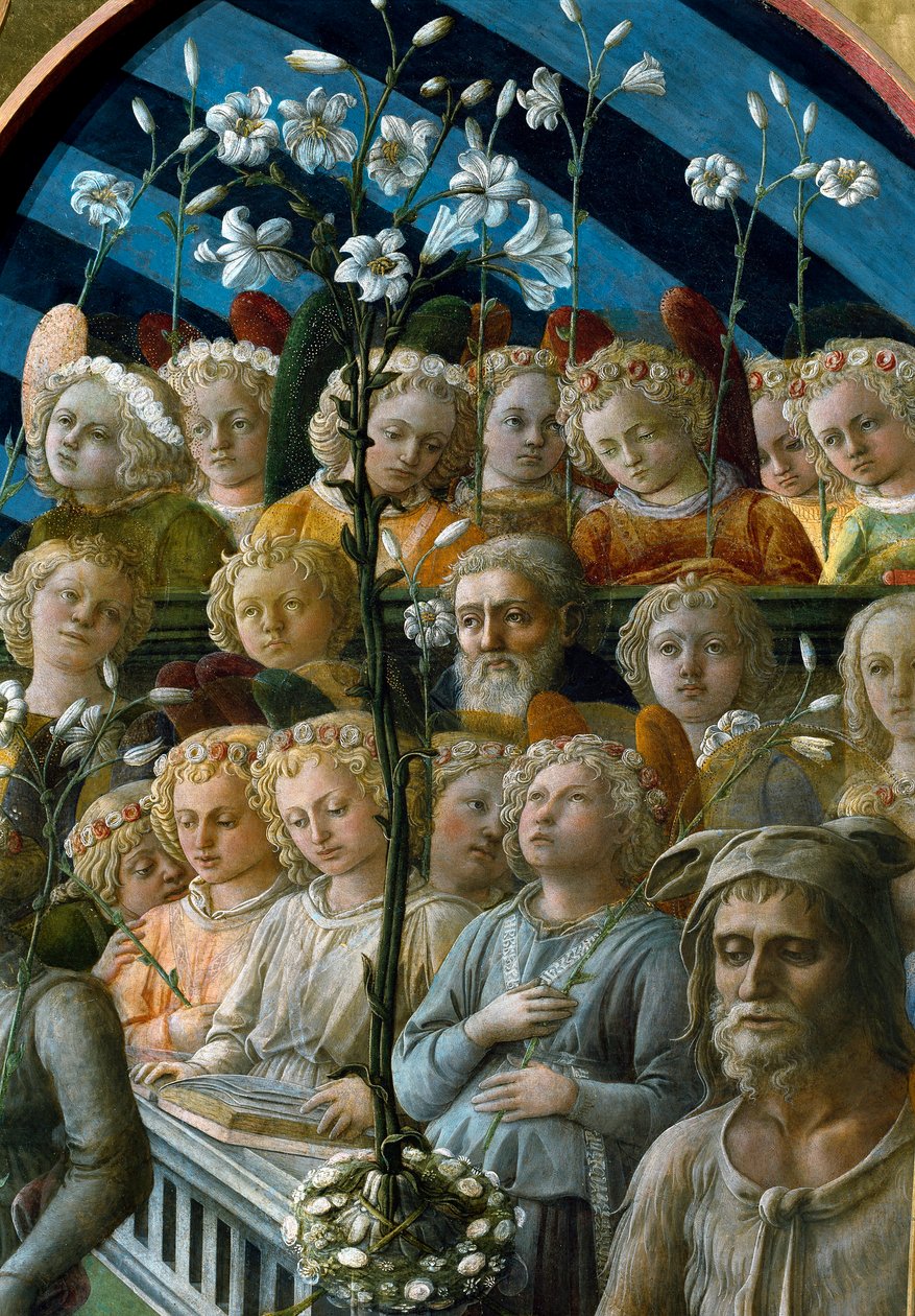 Incoronazione della Vergine (dettaglio) da Filippo Lippi