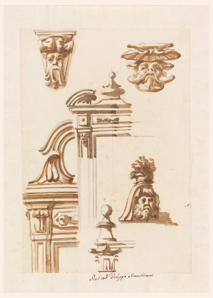 Studi architettonici da Filippo Marchionni