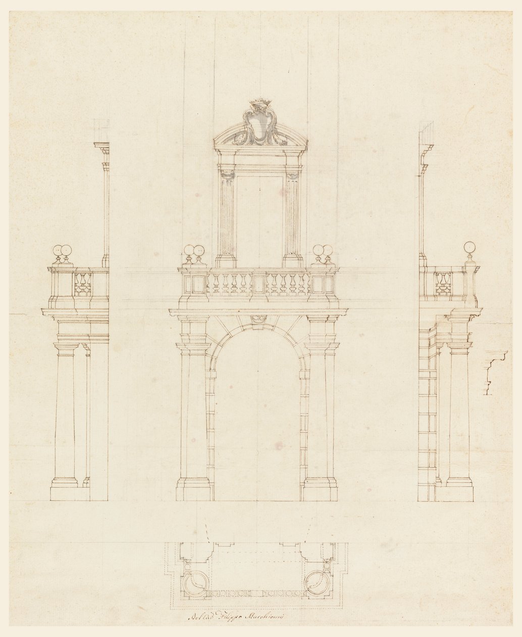 Cornice e telaio di una porta da Filippo Marchionni