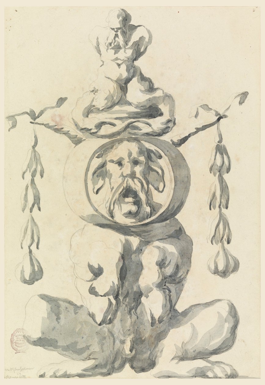 Disegno, Figura grottesca, 1550-1625 da Filippo Marchionni