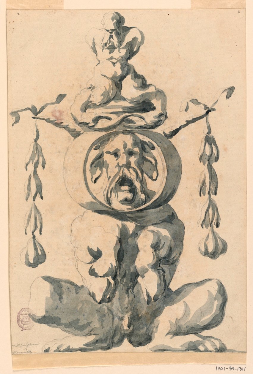 Disegno, Figura grottesca, 1550-1625 da Filippo Marchionni