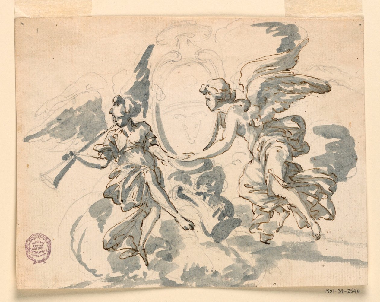 Disegno, Stemma di un prelato, 1750 ca. da Filippo Marchionni