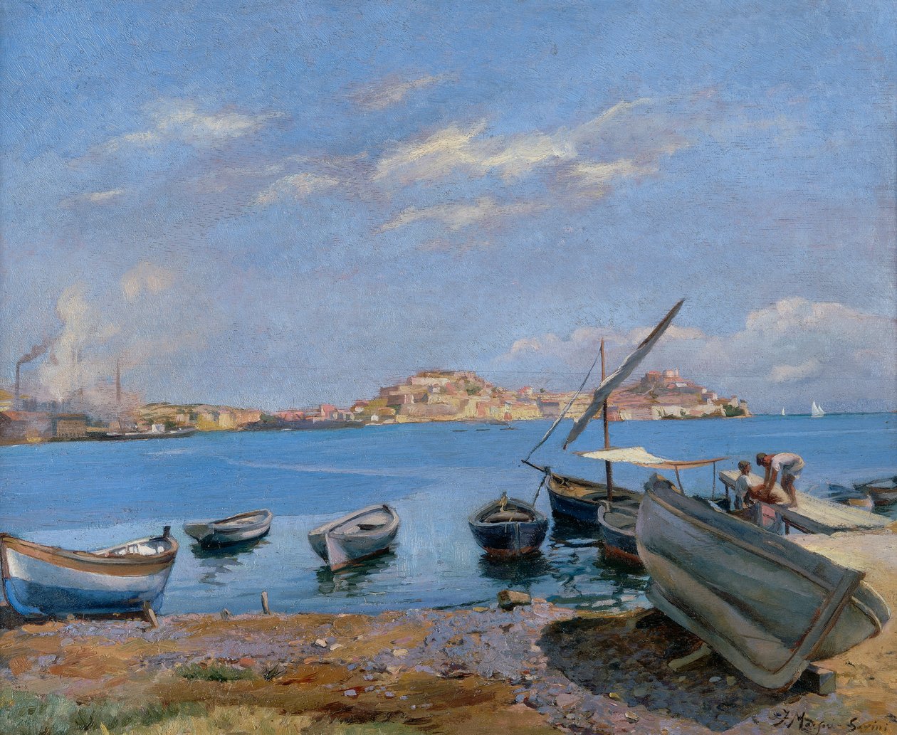 Portoferraio visto da San Giovanni da Filippo Marfori Savini