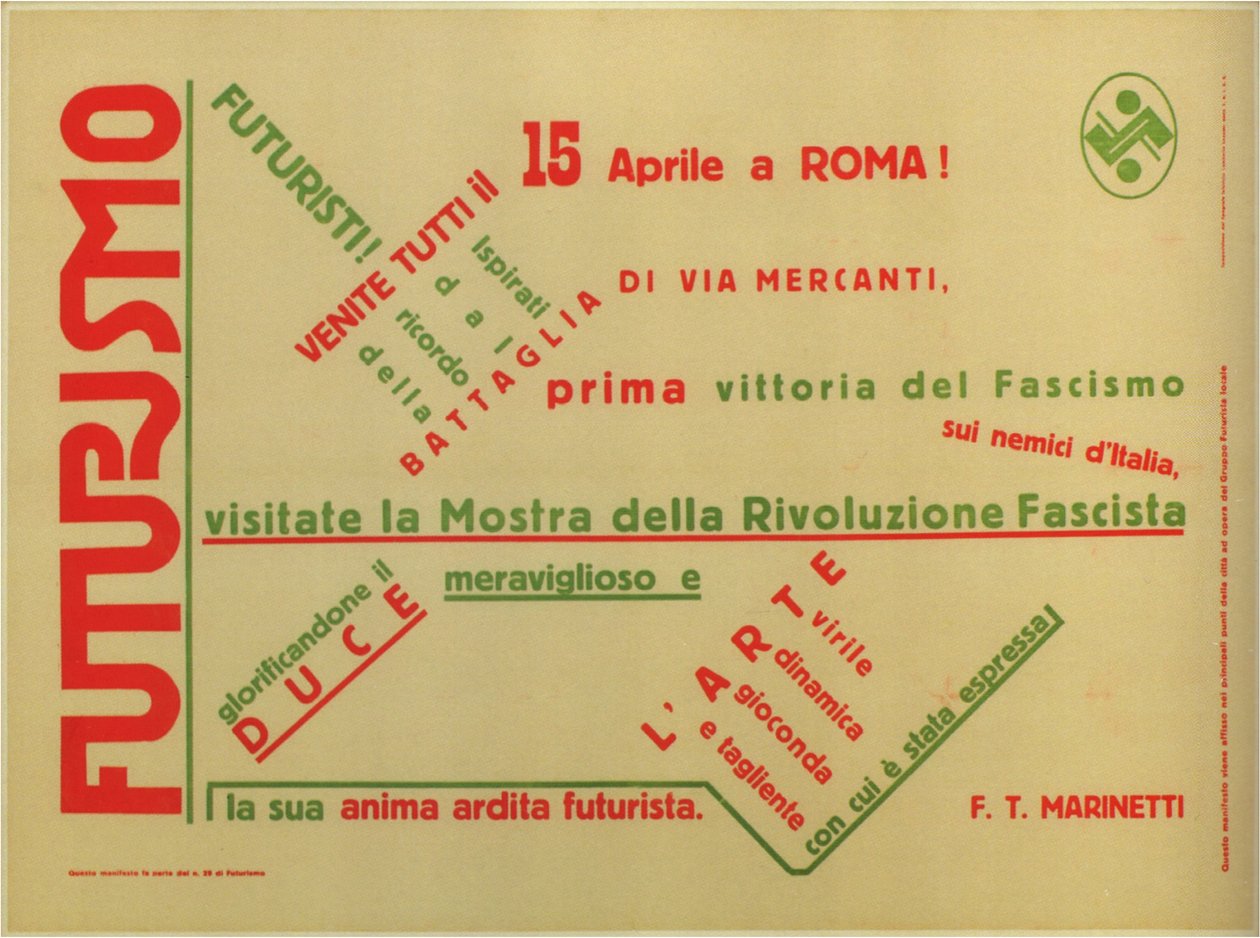 Futurismo, 1932 da Filippo Tommaso Emilio Marinetti