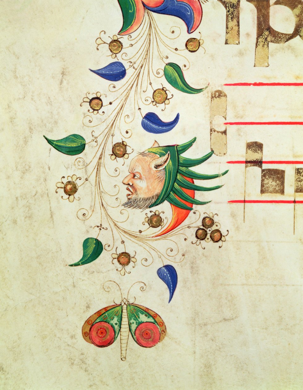 Bordo foliato zoomorfo, (dettaglio) da Filippo di Matteo Torelli