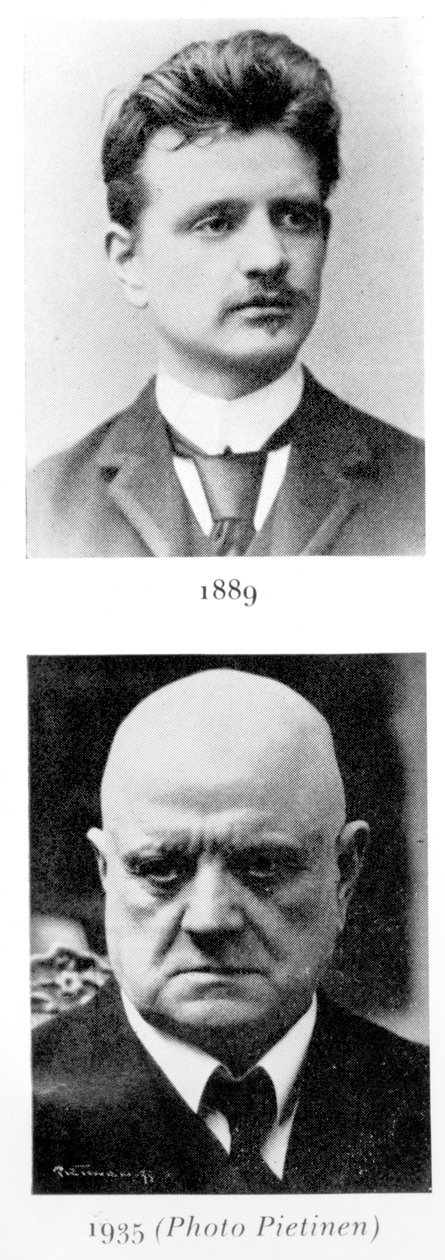 Jean Sibelius (1865-1957) 1889 da Finnish Photographer