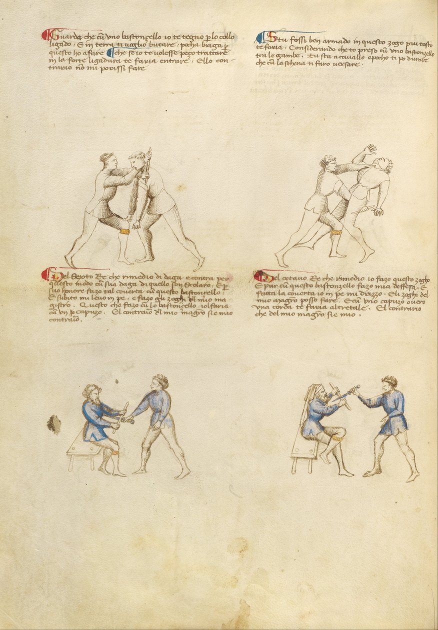 Combattimento con Rondel e Pugnale da Fiore Furlan dei Liberi da Premariacco