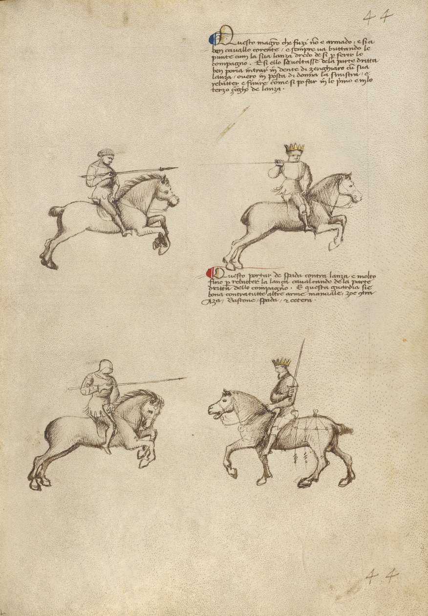 Combattimento equestre con lancia e spada da Fiore Furlan dei Liberi da Premariacco