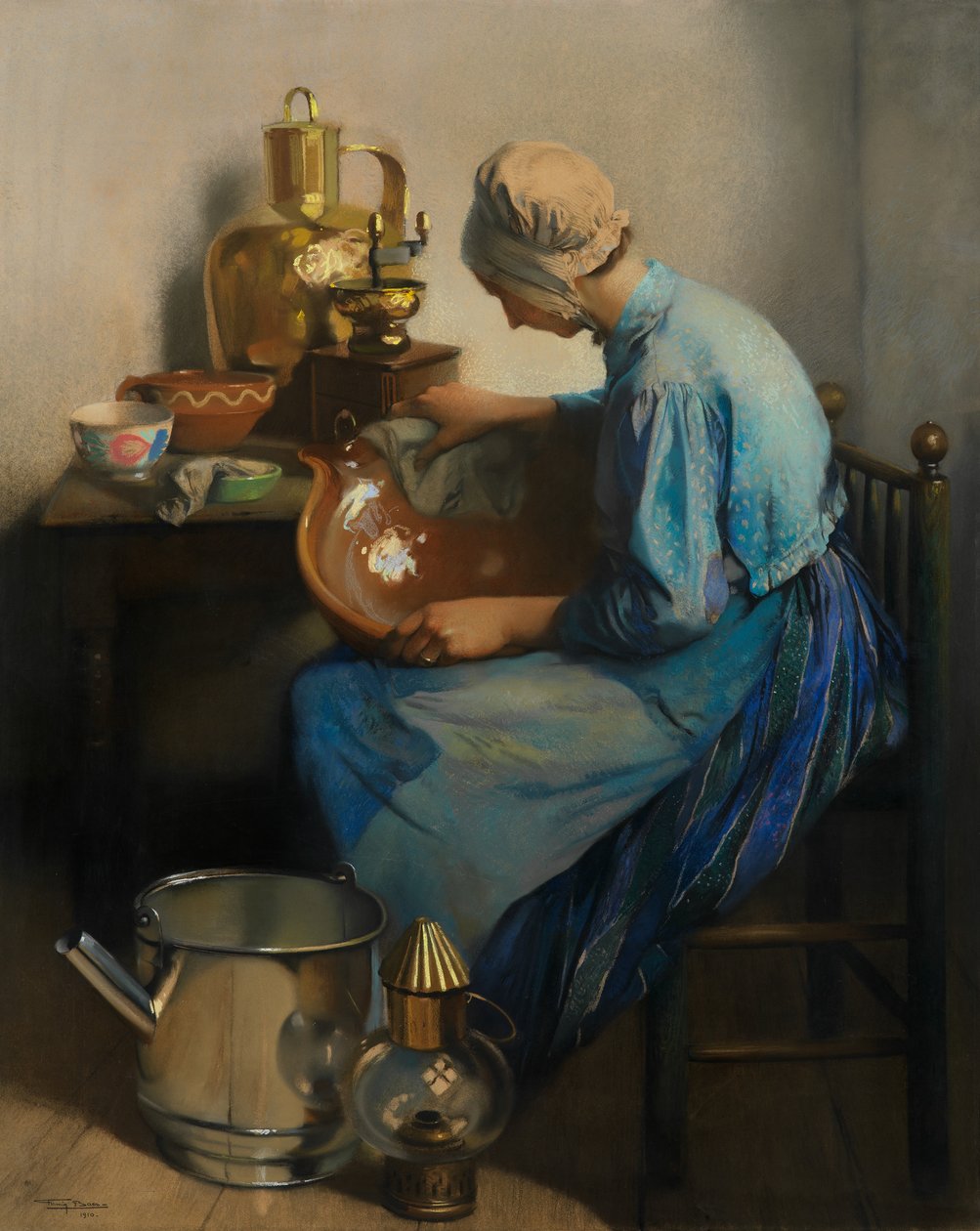 La donna delle pulizie da Firmin Baes