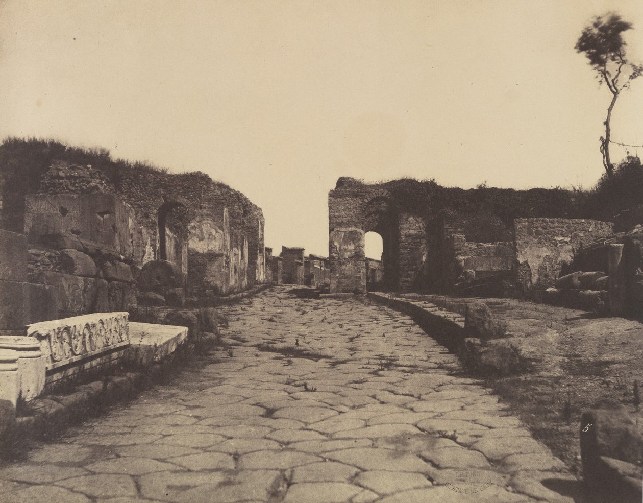 Pompei, Via di Pompeo, Monumento funebre di Mamia da Firmin Eugène Le Dien