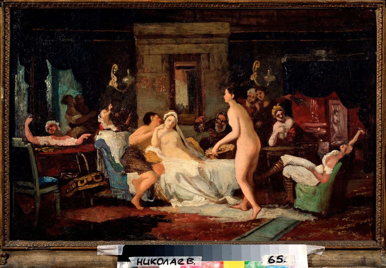 La vigilia del matrimonio nel bagno da Firs Sergeevich Zhuravlev