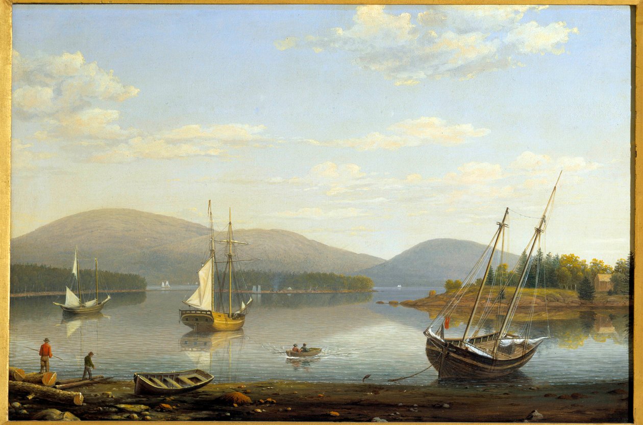 Veduta del Porto di Somes nel Maine negli Stati Uniti da Fitz Henry Lane