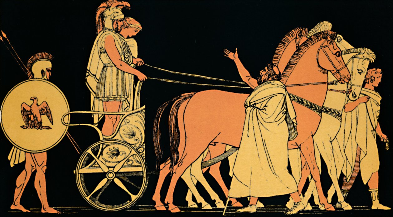 Il ritorno di Agamennone, 1880 da Flaxman