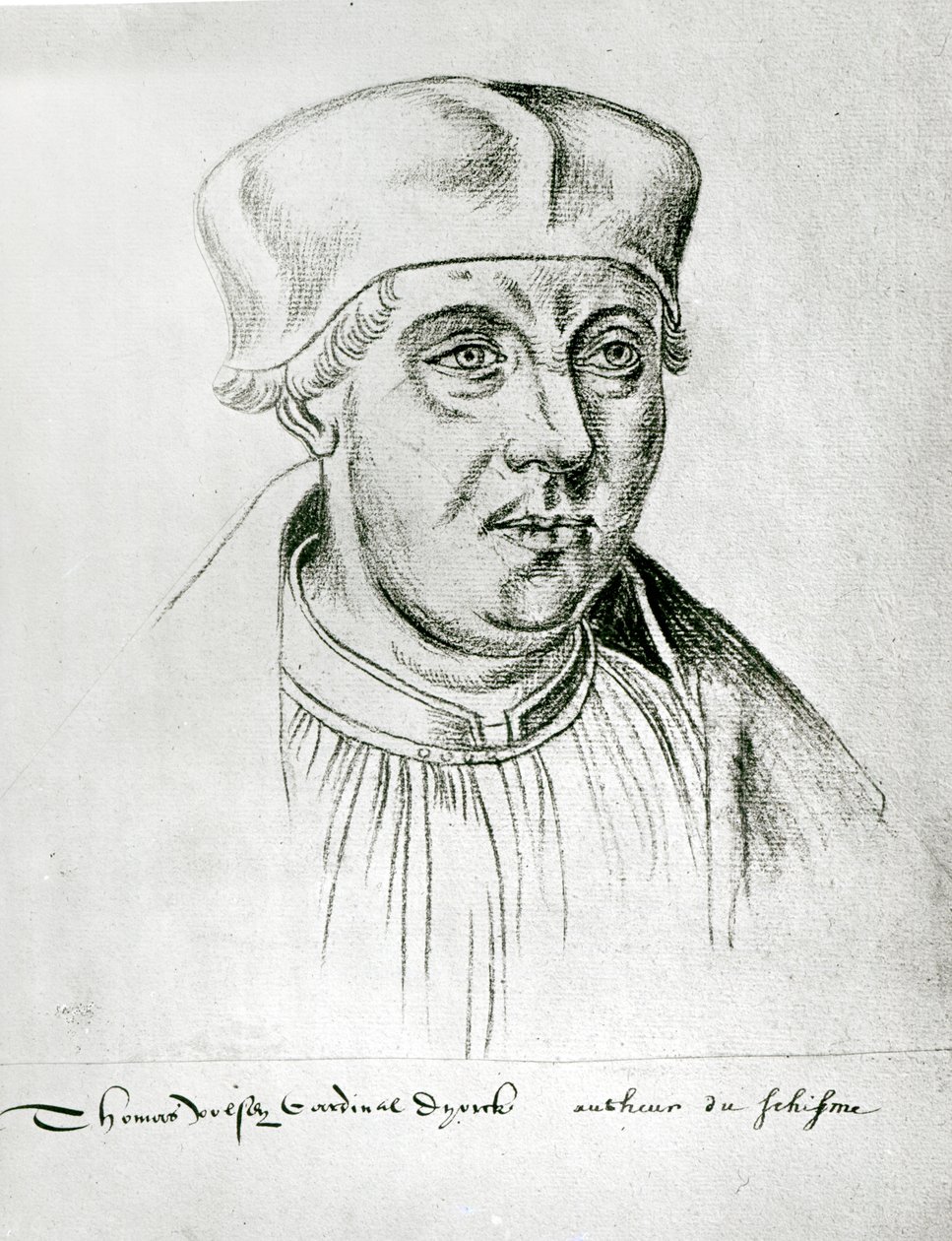 Ritratto di Thomas Wolsey, cardinale di York, dal Recueil d