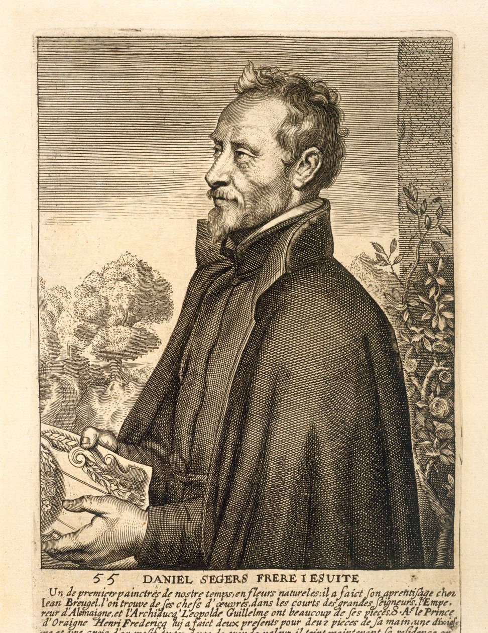 Ritratto di Daniel Seghers da Flemish School