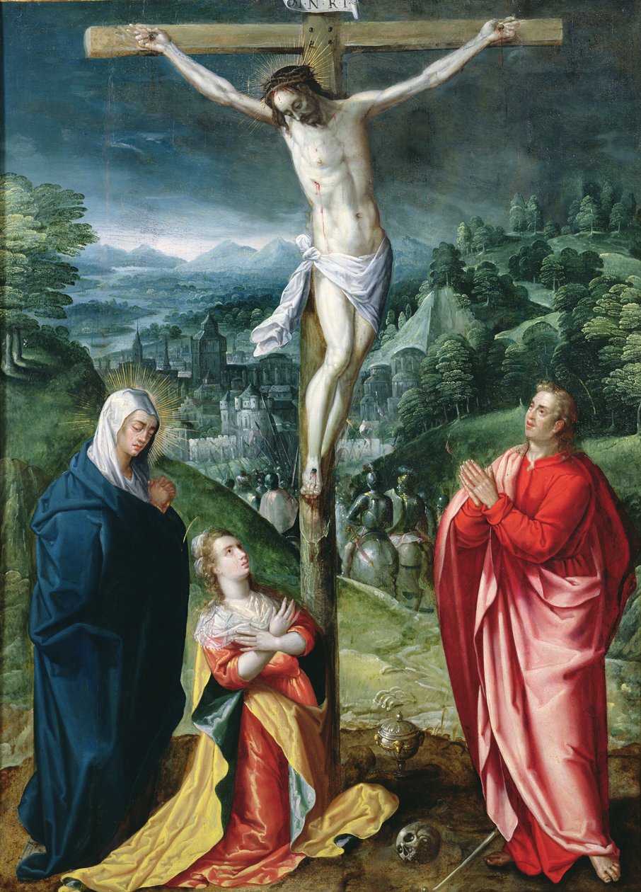 La crocifissione da Flemish School