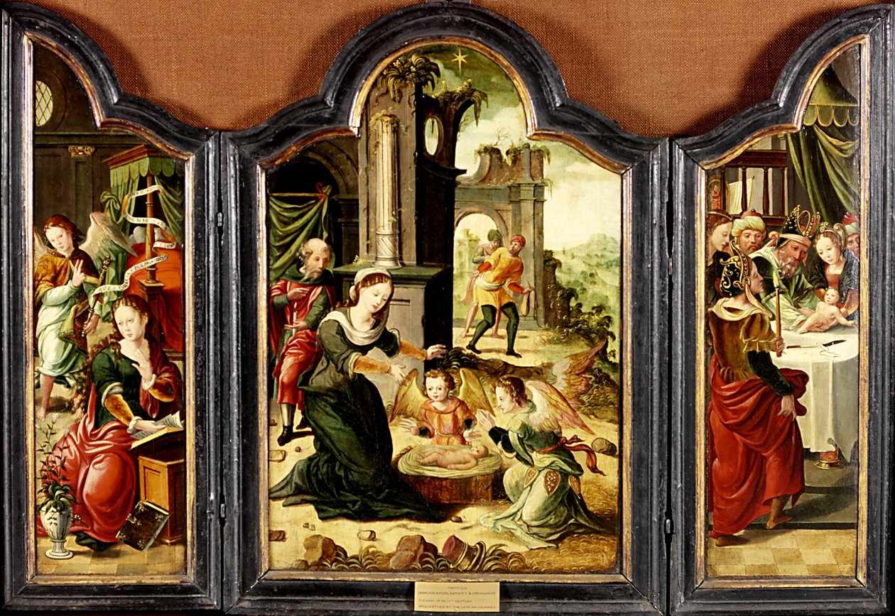 Natività, XVI o XVII secolo da Flemish School