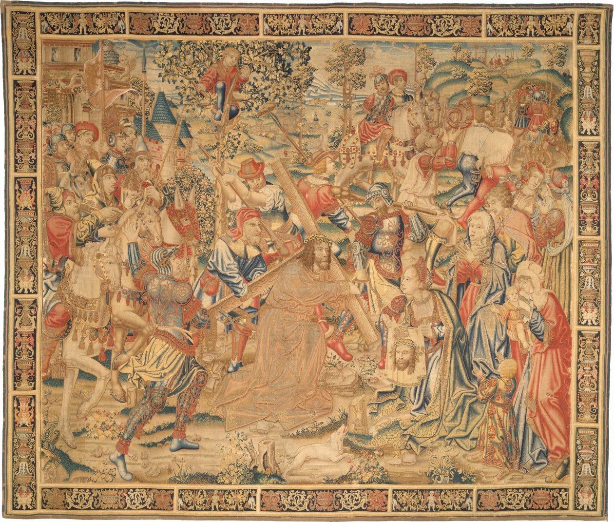 La processione al Calvario da Flemish 16th Century