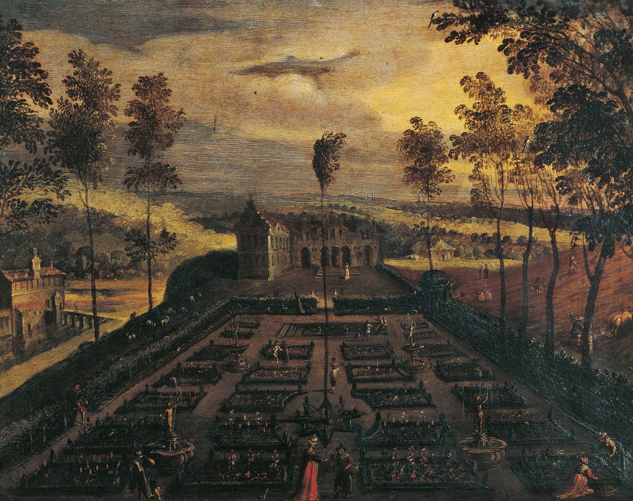 Un giardino italiano da Flemish School
