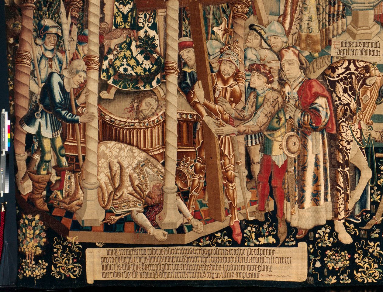 Cattedrale. Il museo degli arazzi. Arazzo fiammingo. La leggenda della Santa Croce. (dettaglio). Ca. 1450. 430x1120cm. da Flemish School