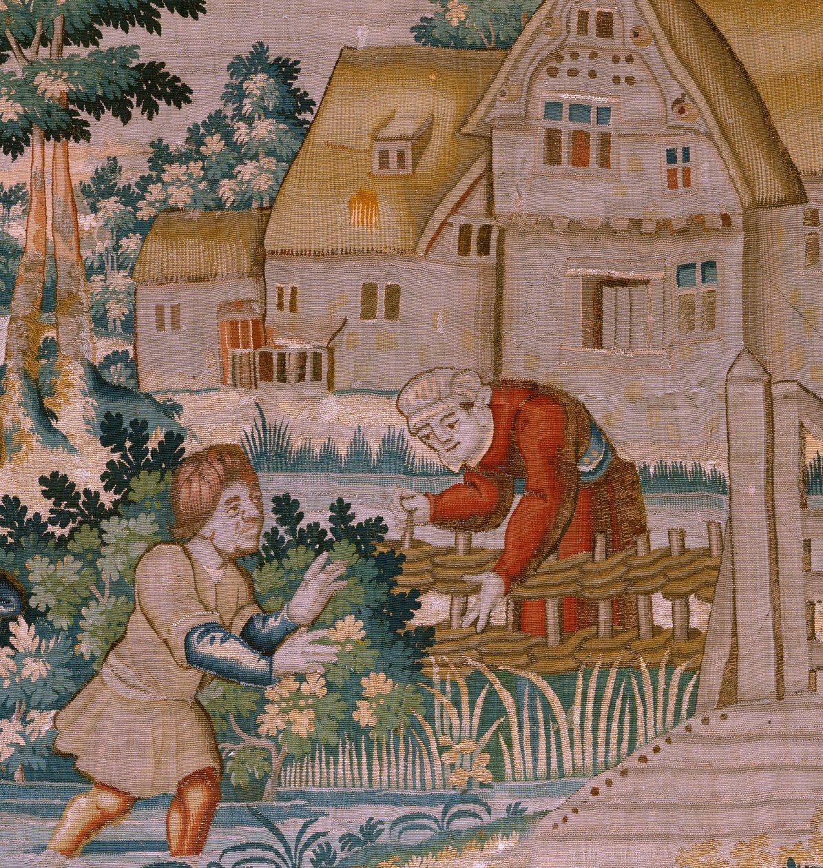 Battito di mani. Atelier di Oudenaarde. 17° secolo. da Flemish School