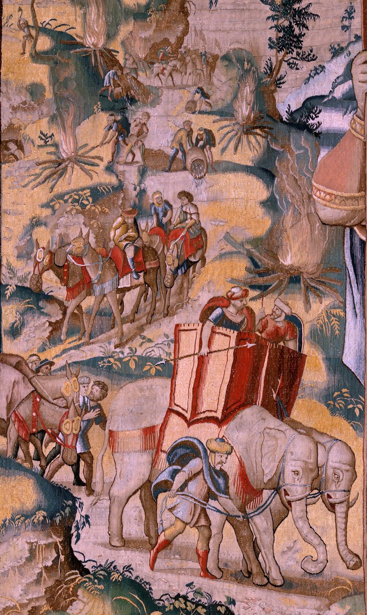 Arazzo fiammingo. Serie La Storia di Annibale. L