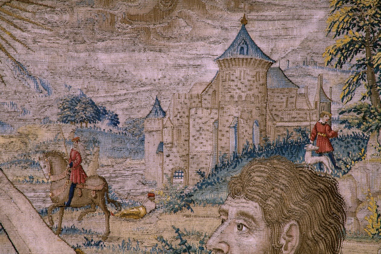 Serie La storia di San Giovanni Battista: Il battesimo di Cristo da Flemish School