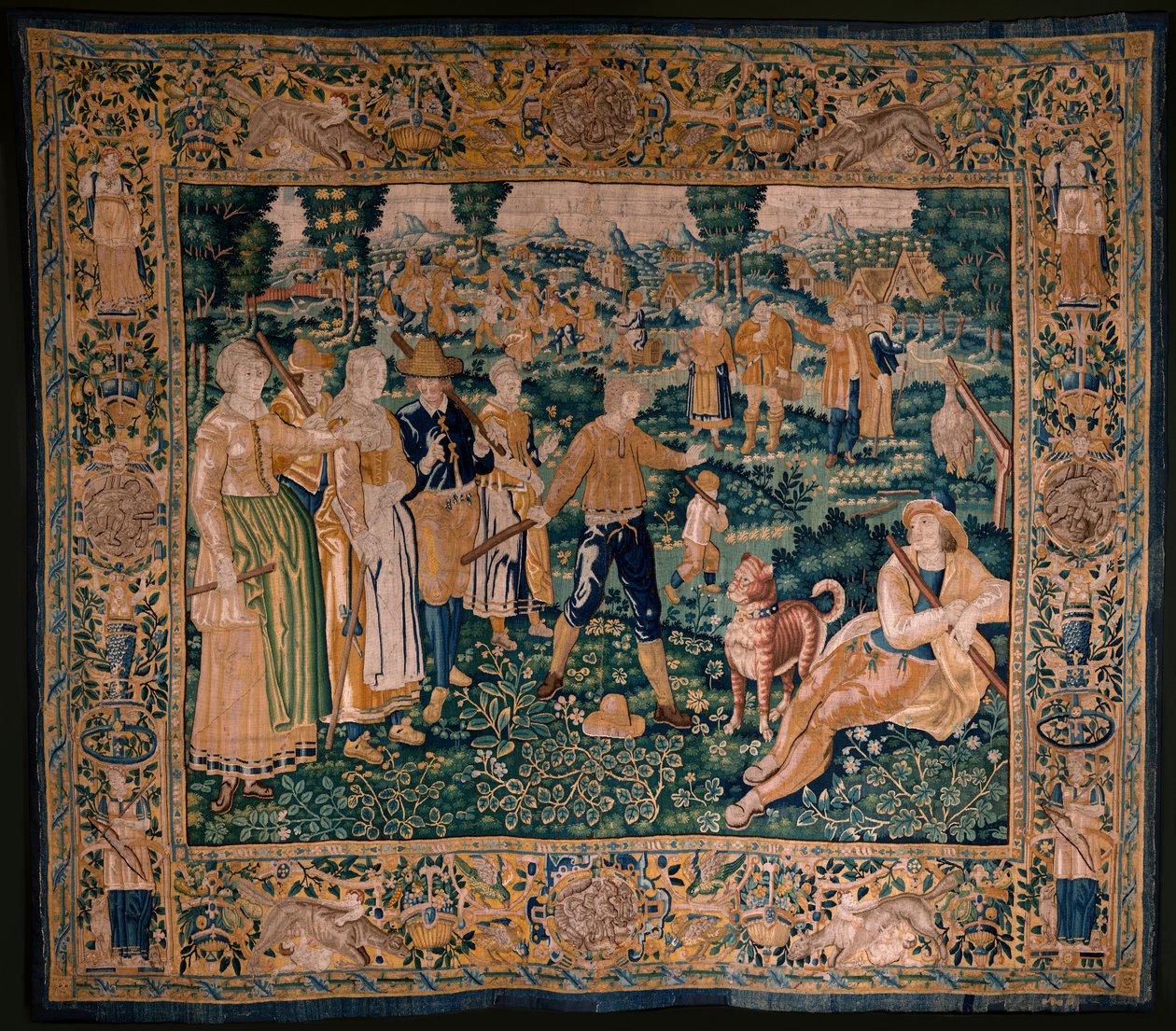 Arazzo fiammingo. Il gioco dell