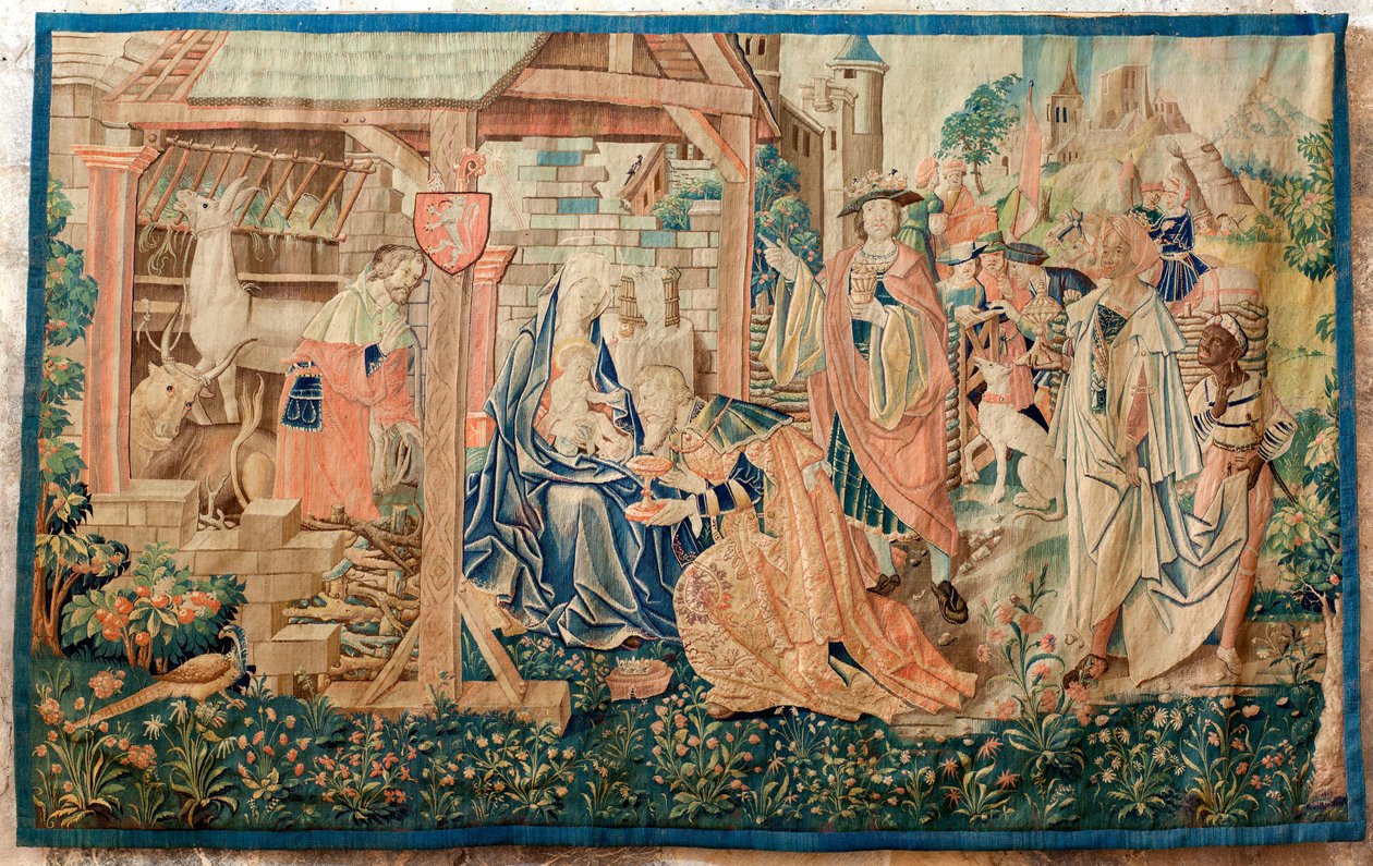 Antica cattedrale (Ancienne cathédrale Notre-Dame). Collezioni del museo. Arazzo fiammingo. L