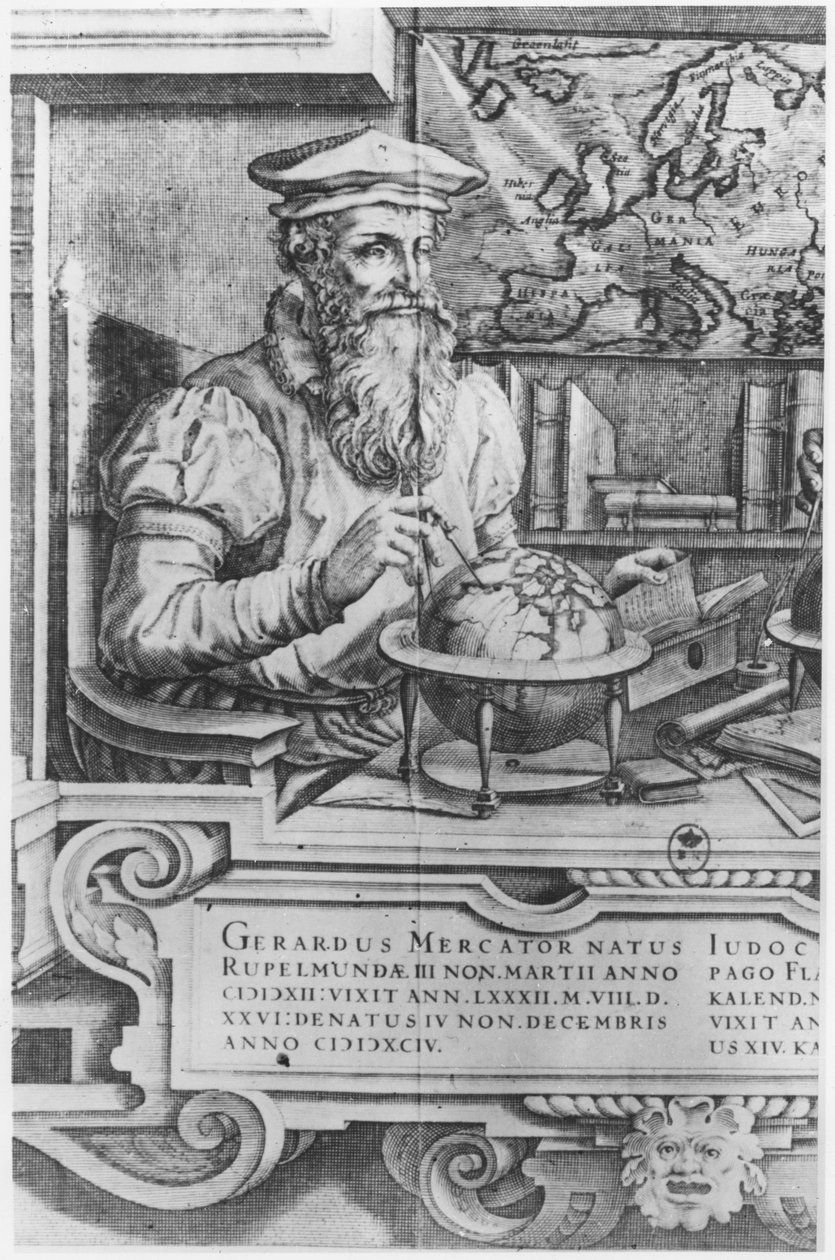 Gerard Mercator inciso per l