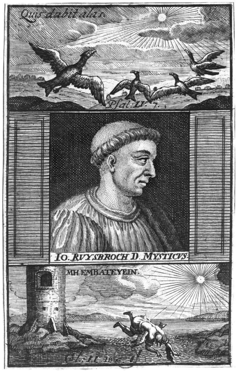 Jan van Ruysbroeck (1293-1381) da Flemish School