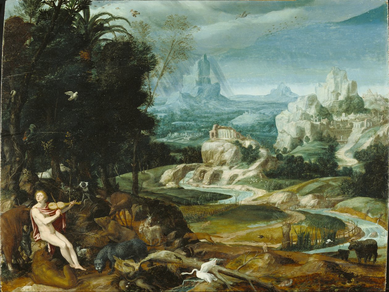 Paesaggio con Orfeo, c.1570 da Flemish School