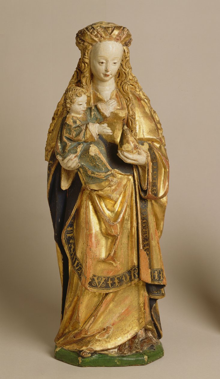 Madonna con Bambino, Scuola di Mechelen, c.1500 da Flemish School