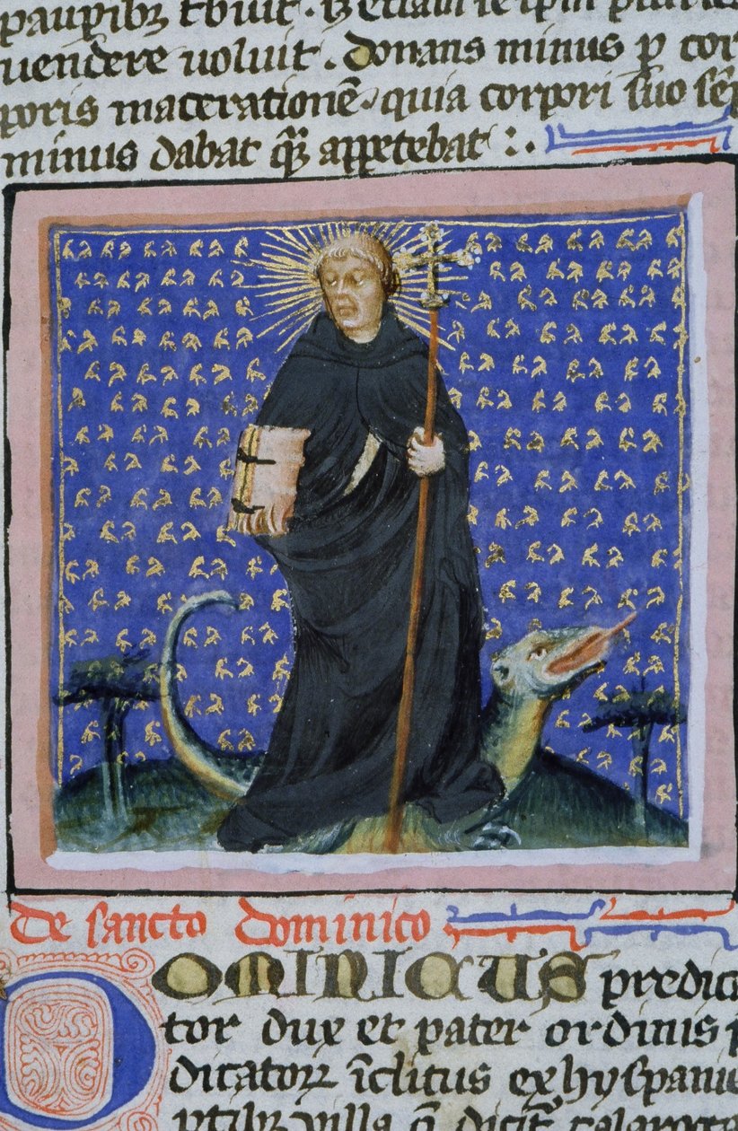 Pagina dalla Legenda Aurea, Bruges, c.1400-10 da Flemish School