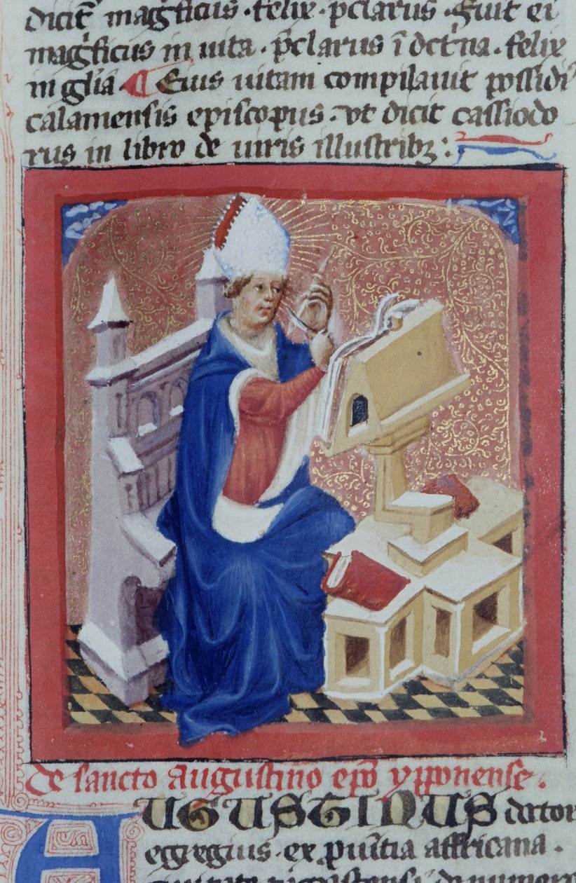 Pagina dalla Legenda Aurea, Bruges, c.1400-10 da Flemish School