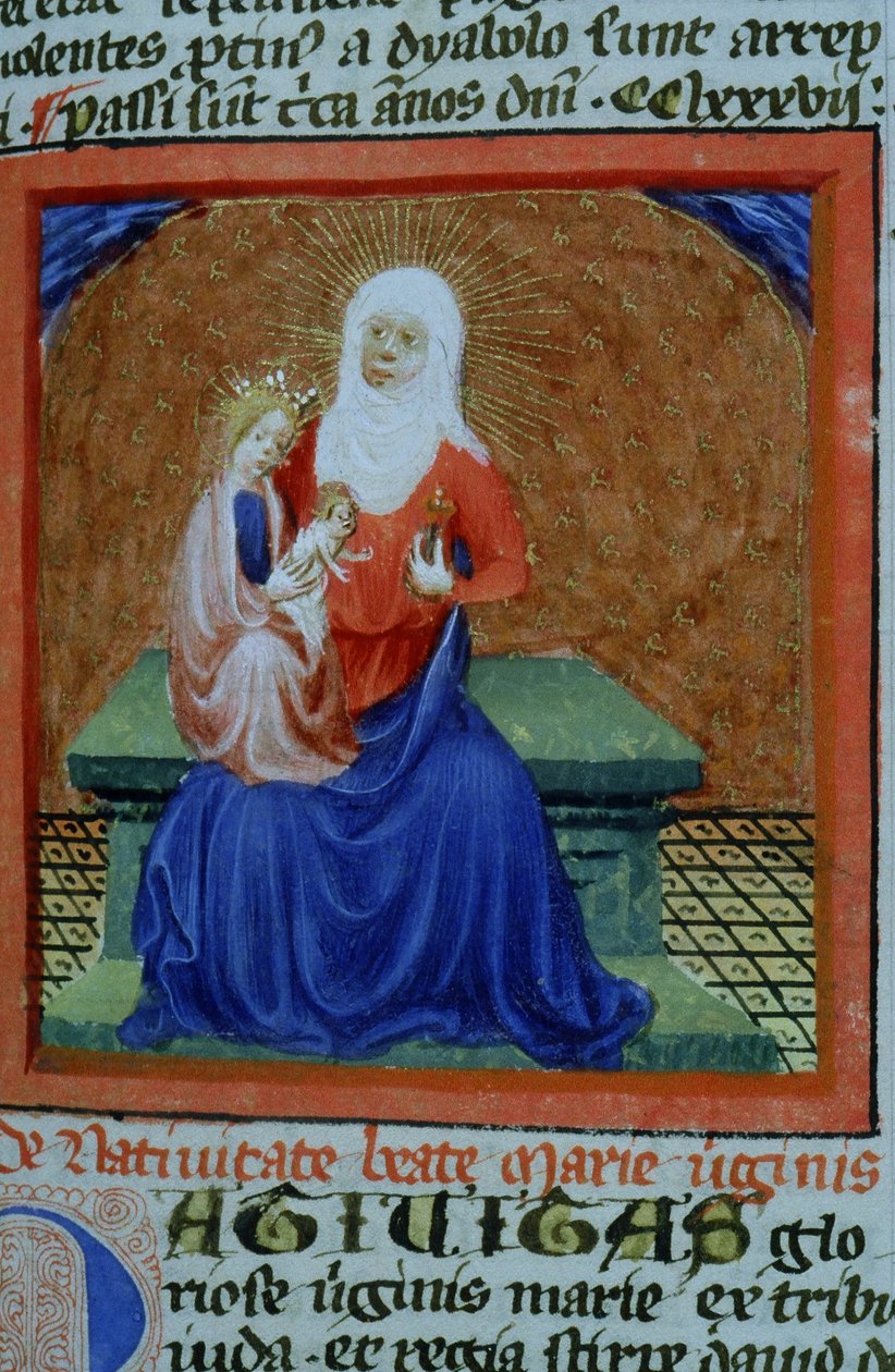 Pagina dalla Legenda Aurea, Bruges, c.1400-10 da Flemish School