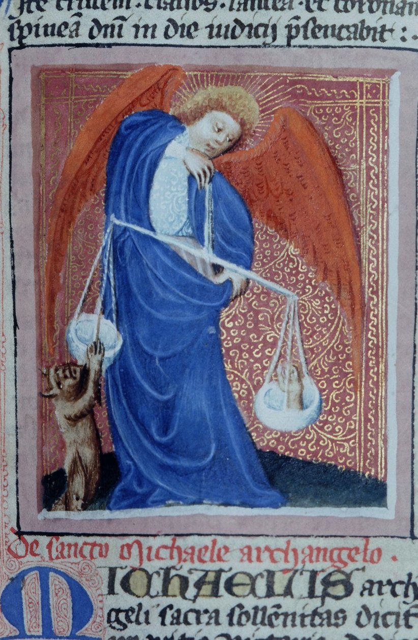 Pagina dalla Legenda Aurea, Bruges, c.1400-10 da Flemish School