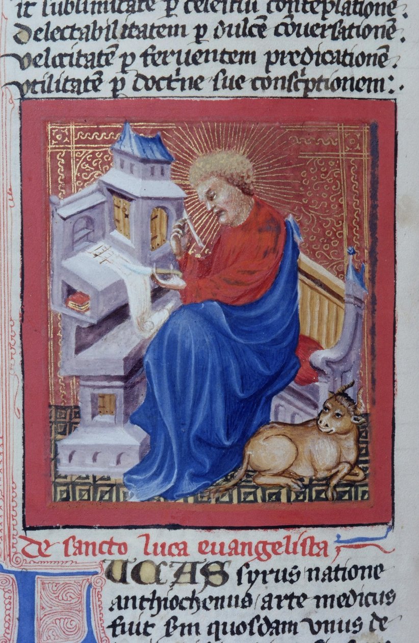 Pagina dalla Legenda Aurea, Bruges, c.1400-10 da Flemish School