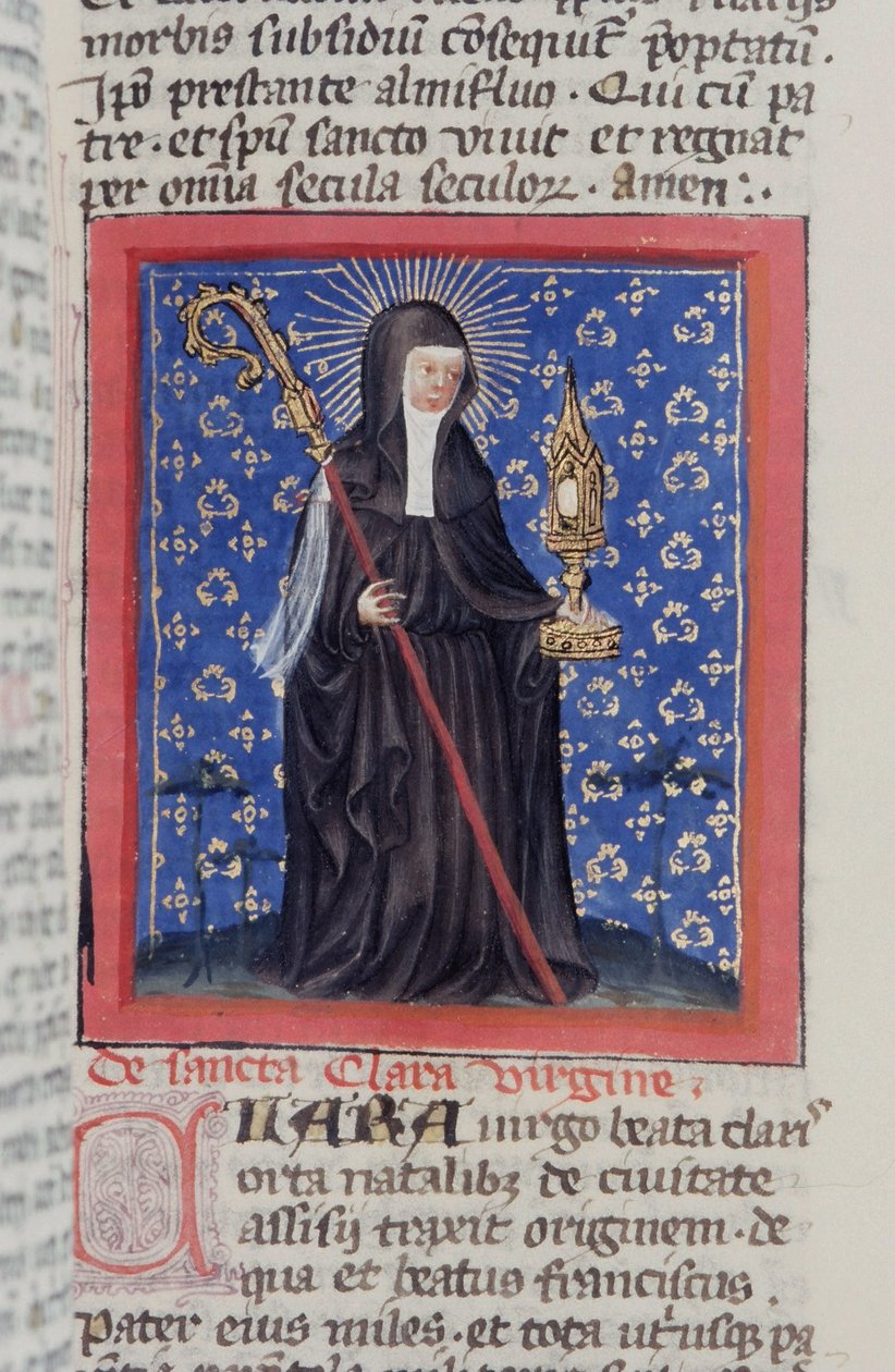 Pagina dalla Legenda Aurea, Bruges, c.1400-10 da Flemish School