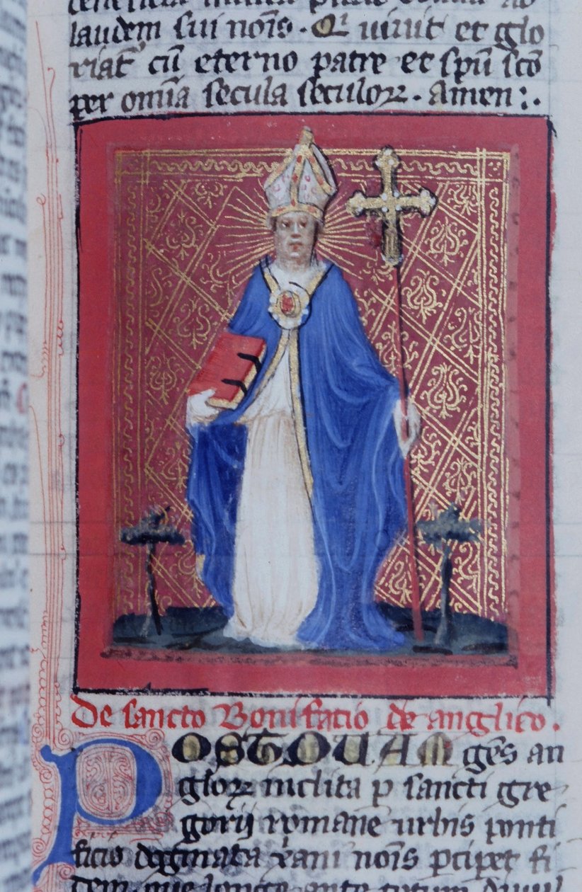 Pagina dalla Legenda Aurea, Bruges, c.1400-10 da Flemish School